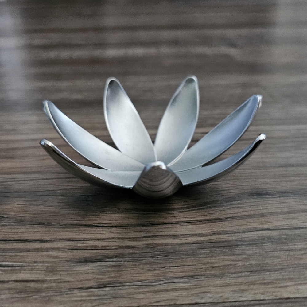 Silver Flower Jewelry Holder/Trinket Dish